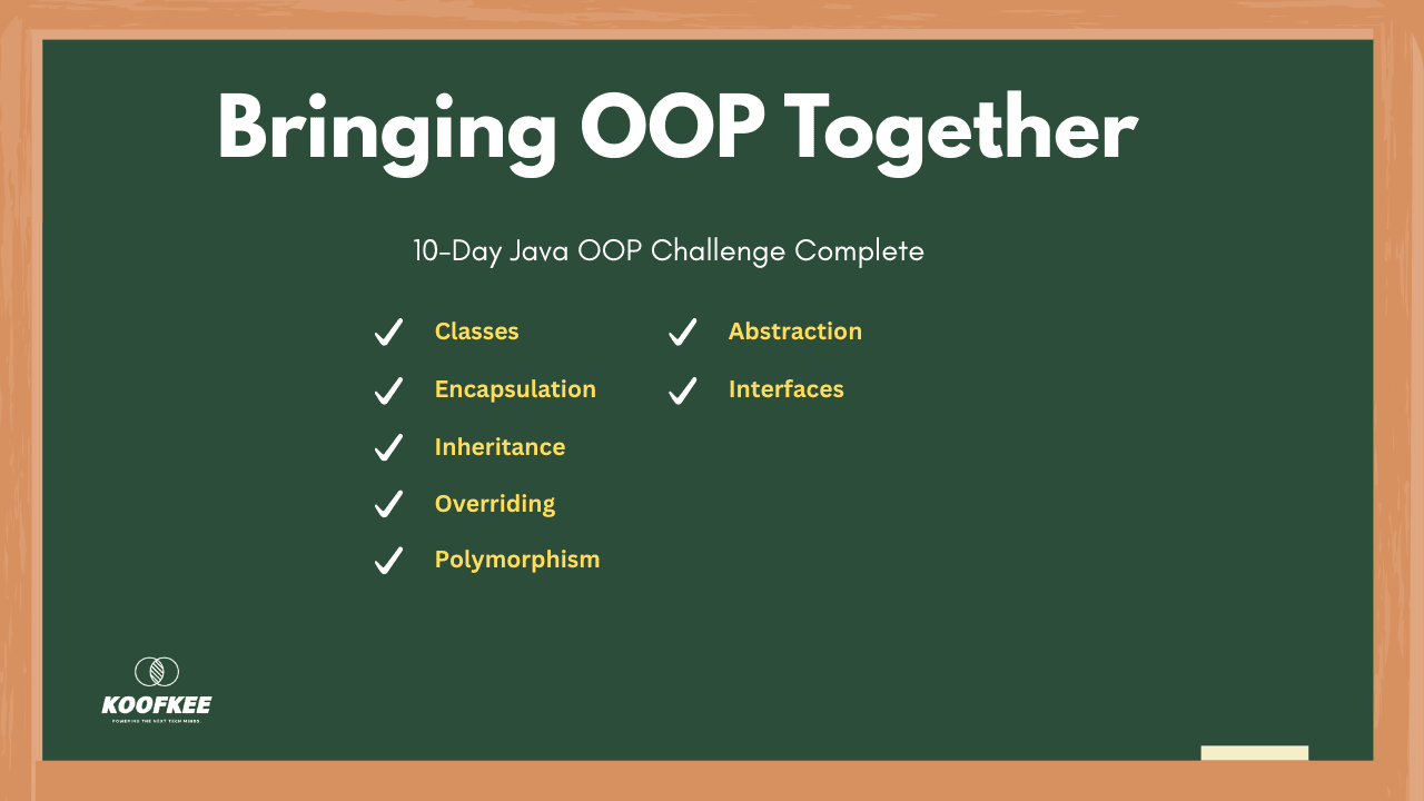 Simplifying OOP in Java: Bringing It All Together